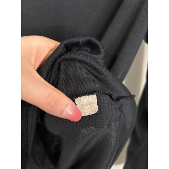 Patagonia Capilene Shirt Womens Medium Lightweight Zip-Neck Black Base Layer VTG - Picture 5 of 5